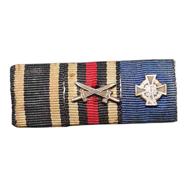Third Reich Nazi 3 Place Ribbon Bar