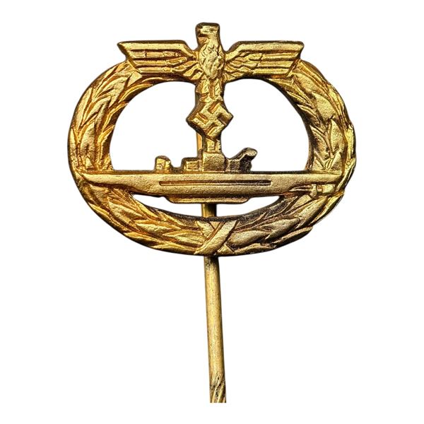 Third Reich Nazi Kriegsmarine U-Boat Stickpin