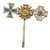 Third Reich Nazi 1914 Iron Cross 25 Year Faithful Service Stickpin