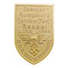 Third Reich Nazi RDB 1936 Tinnie Badge