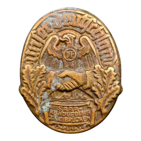 Third Reich Nazi 1934 Tinnie Badge