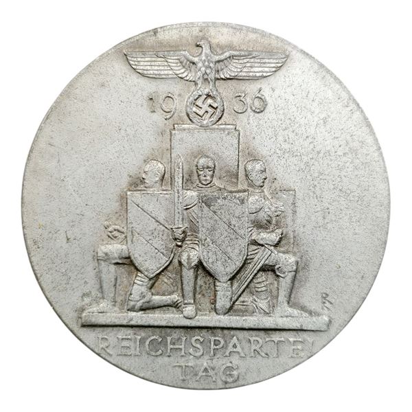 Third Reich Nazi Reichsparteitag 1936 Tinnie Badge
