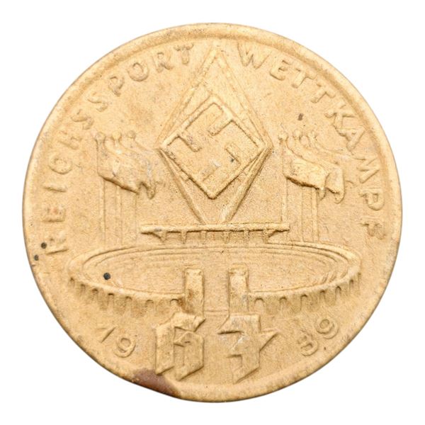 Third Reich Hitler Youth 1939 Tinnie Badge