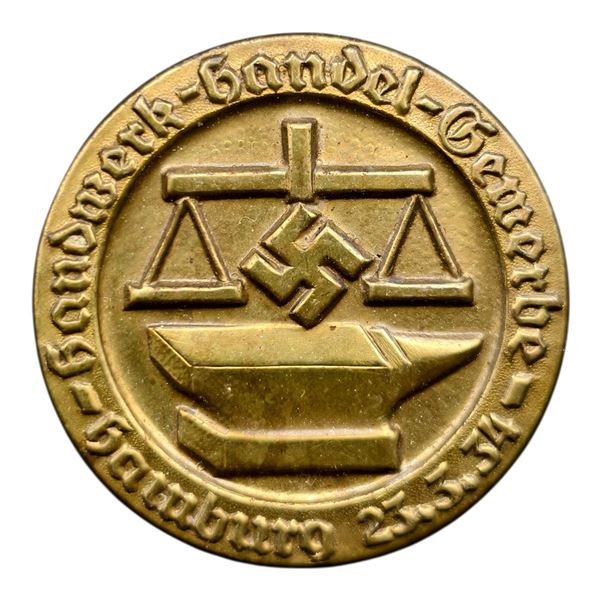Third Reich Nazi 1934 Tinnie Badge