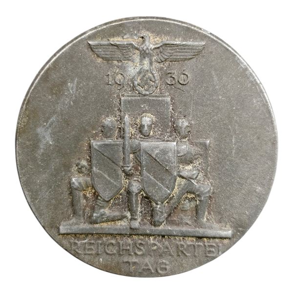 Third Reich Nazi Reichsparteitag 1936 Tinnie Badge