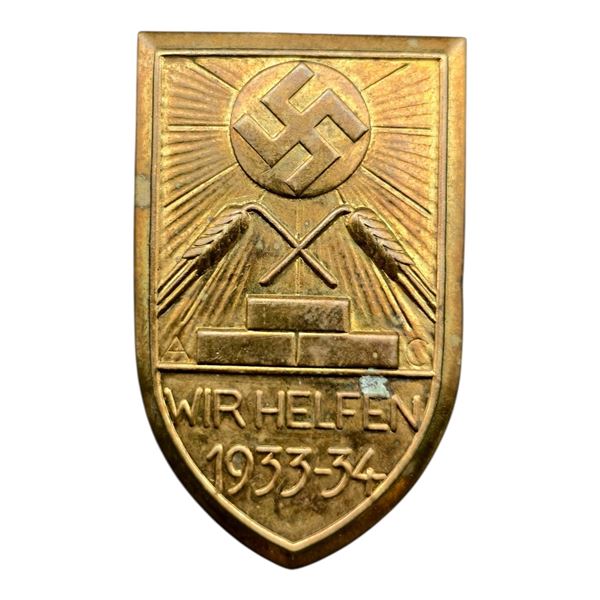 Third Reich Nazi 1934 Tinnie Badge