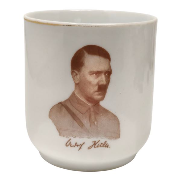 Early Adolf Hitler Coffee Cup