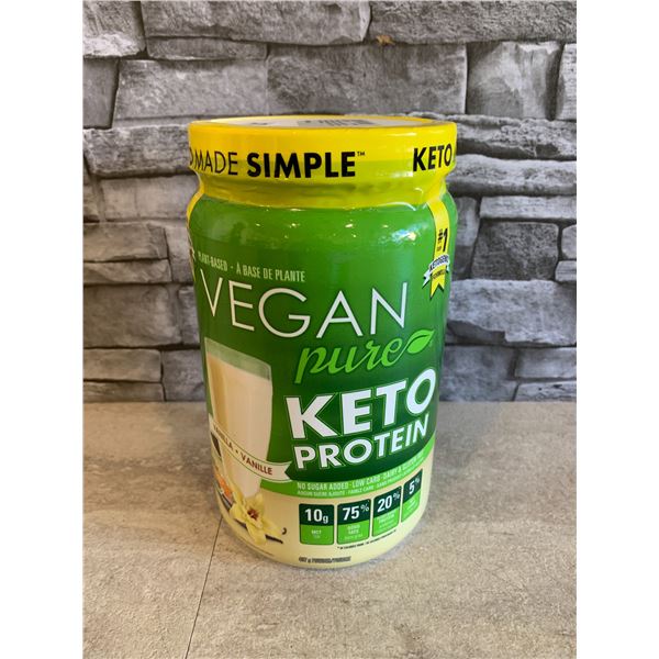 Vanilla Vegan Pure Keto Protein - 407g Powder