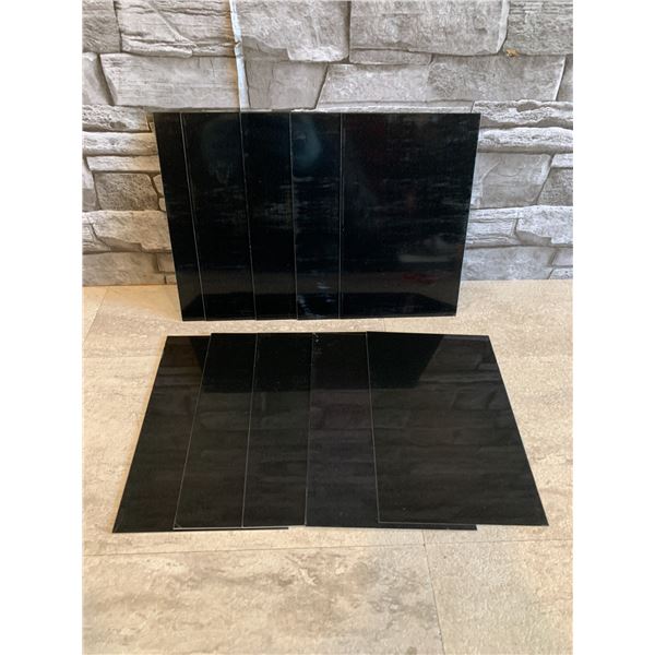 10 Pack 5 x 8 Black Anodized Aluminum Sheets For Engraving
