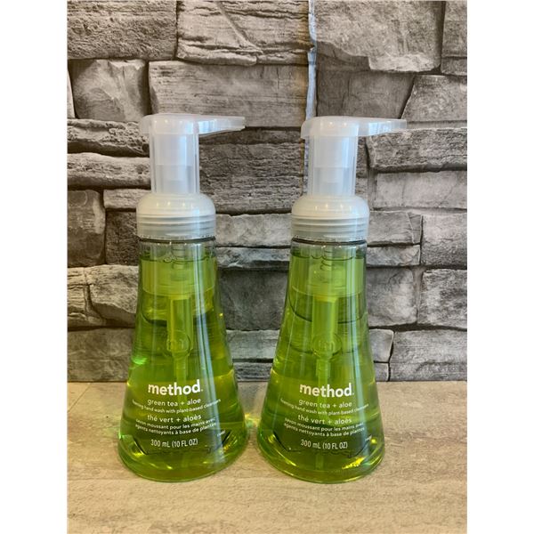 Lot of 2 Method Green Tea and Aloe 300 ml Each