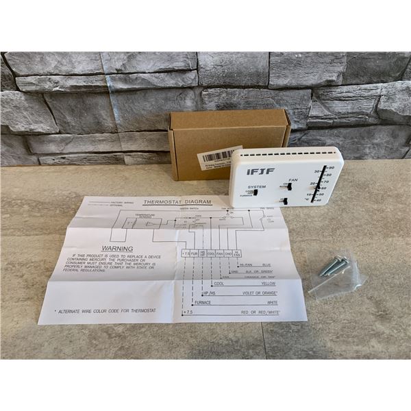 RV Anolog Thermostat 12V DC For Campers
