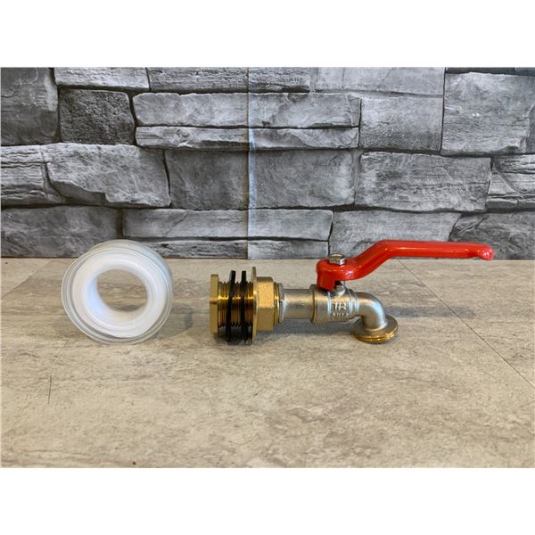 Brass Spigot for Rain Tanks/ Pools/ Etc