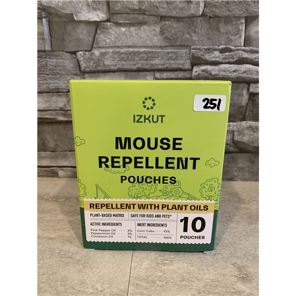 Izkut Mouse Repellent Pouches 10 Pack Safe for Kids And Pets