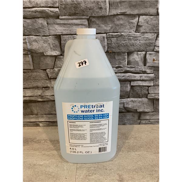 PREtreat Water Inc Proppylene Glycol - 4.0L