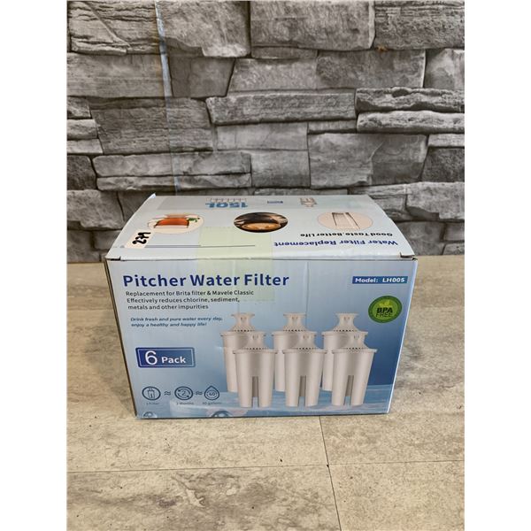 6 Pack Pitcher Water Filters for Brita