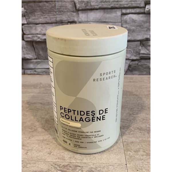 Sports Research Collagen Peptides - Vanilla 480g