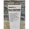 Image 3 : SimpleTaste Electric Milk Frother