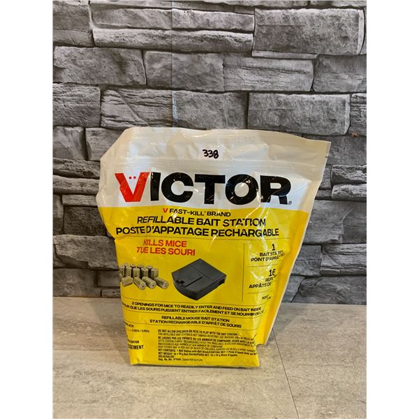 Victor Refillable Bait Station 1 Bait Station With 16 Refills