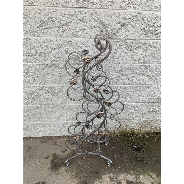 12 Bottle Wrought Iron Wine Rack