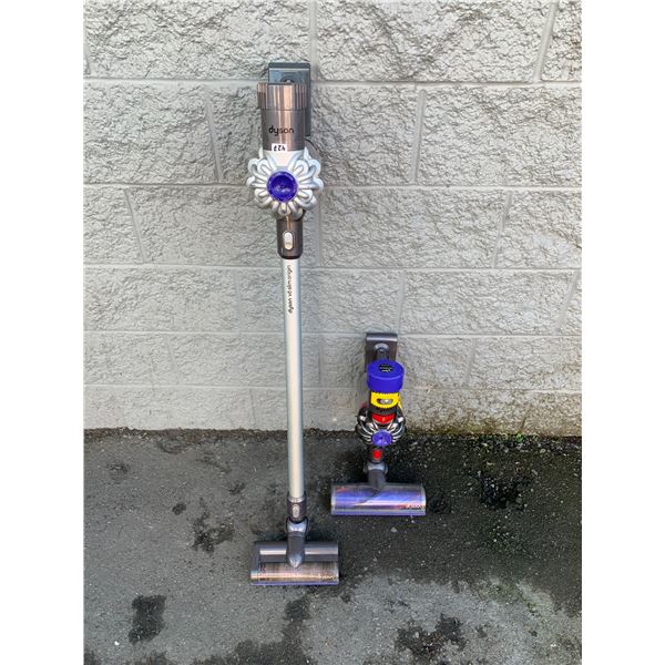 Lot of 2 Dyson Stick Vacuum Cleaners