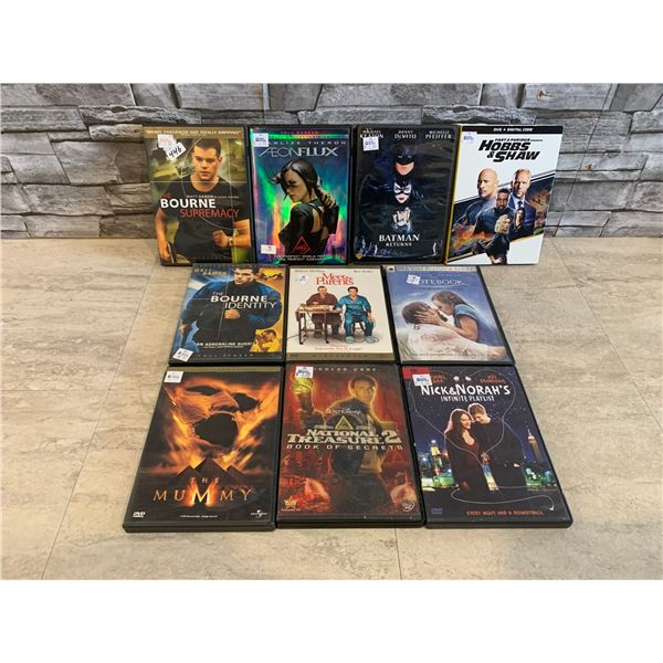 Lot of 10 Assorted DVD's