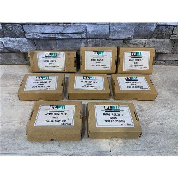 Lot of 8 Boxes Brad Nails