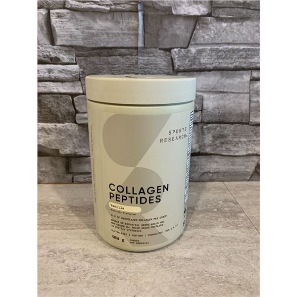 Sports Research Collagen Peptides - Vanilla 480g