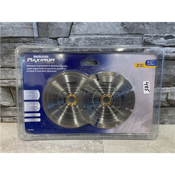 Pack of 2 Mastercraft Maxiumum Diamond Segmented Blades