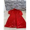 Image 2 : Red Latex Body Suit - Large