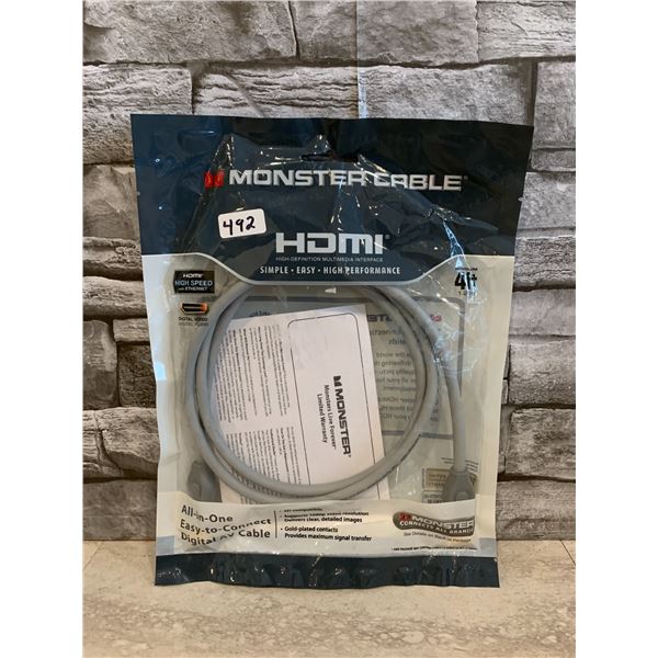 Monster Cable HDMI Cable - 4ft