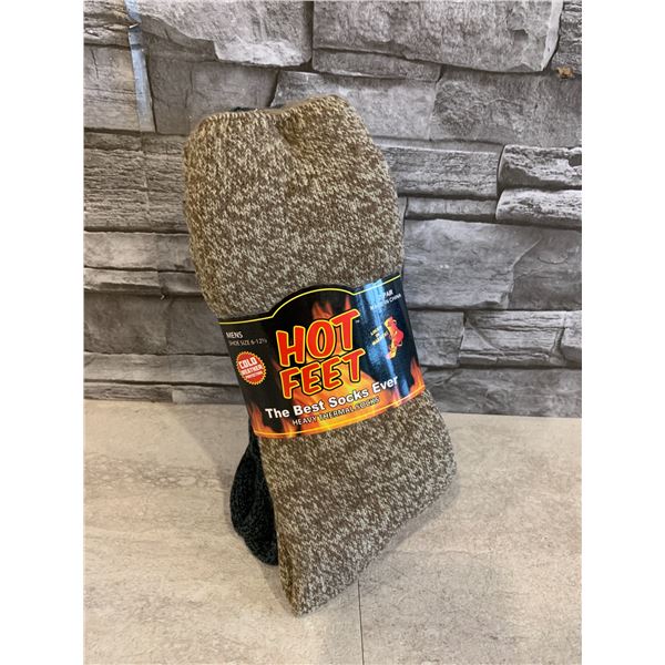 2 Pack Hot Feet Heavy Thermal Socks