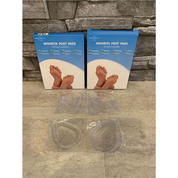 Lot of 2 Packs of Misorita Foot Pads