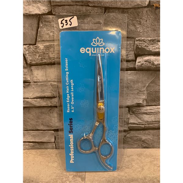 1 Pair of Equinox International Razor Edge Hair Cutting Scissor 6.5 inch