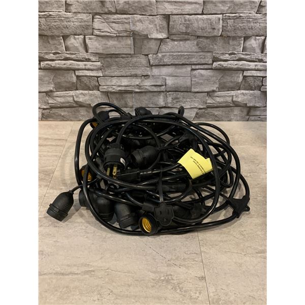 Patio String Lights - Bulbs Not Included
