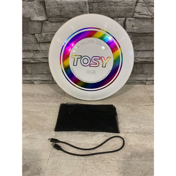 TOSY Flying Disc RGB Frisbee - 16 Million Colors
