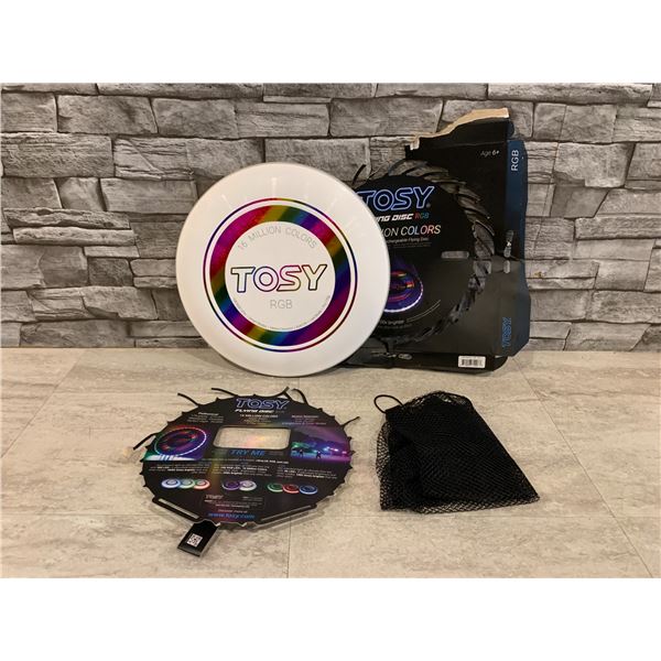 TOSY Flying Disc RGB Frisbee - 16 Million Colors