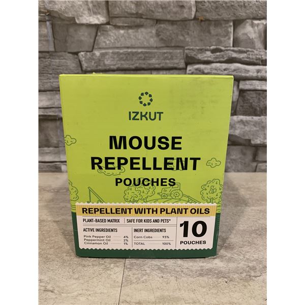 Izkut Mouse Repellent Pouches 10 Pack Safe for Kids And Pets
