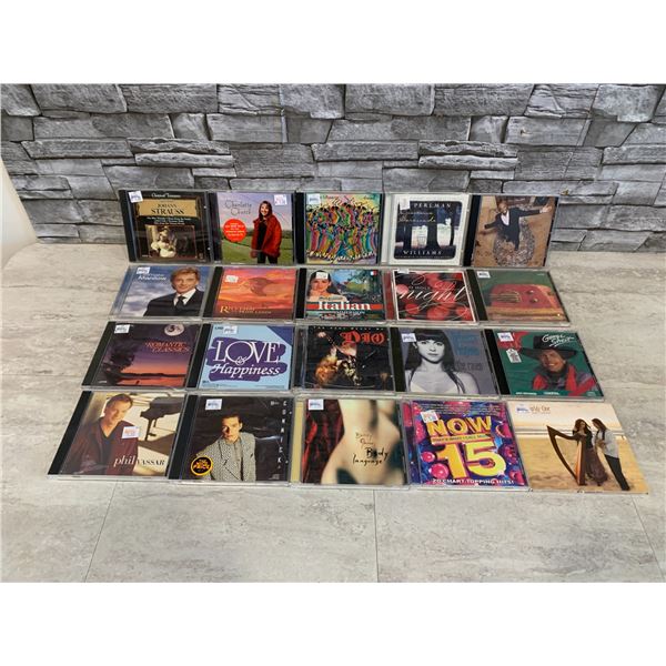 Lot of 20 Assorted Music Cd's