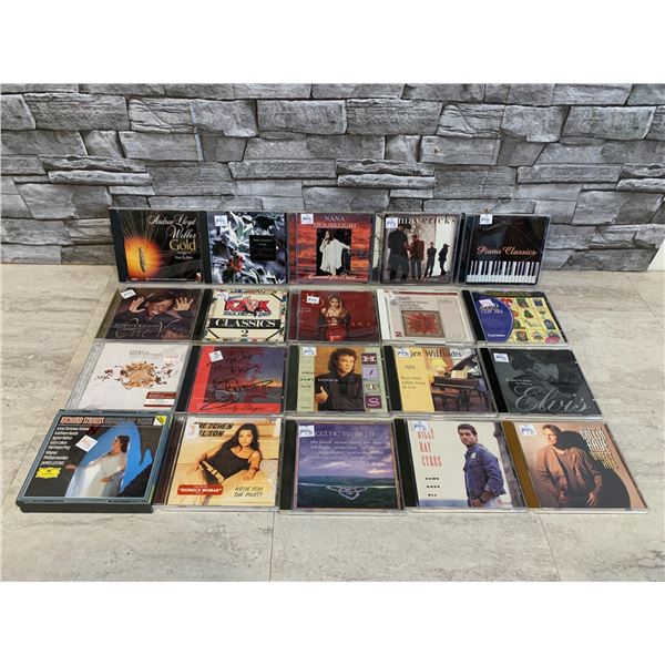 Lot of 20 Assorted Music Cd's