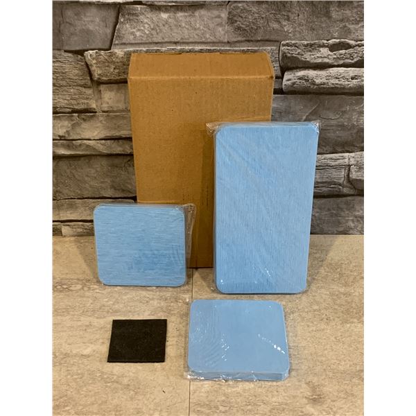 4 pcs Water Absorbent Diatomite Coasters