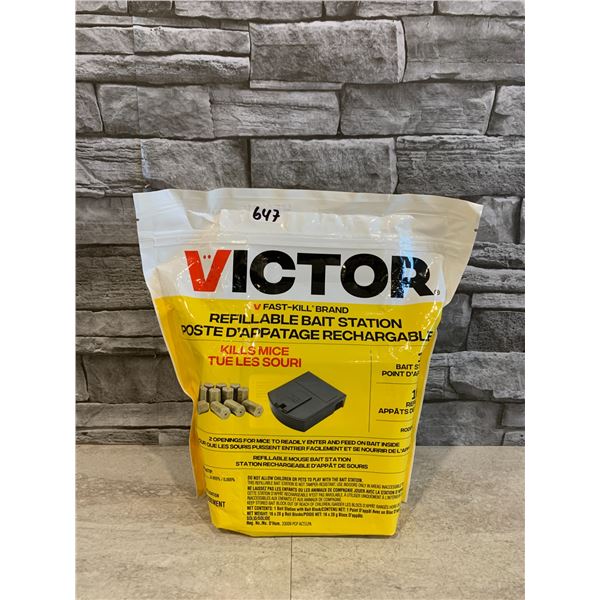 Victor Refillable Bait Station 1 Bait Station With 16 Refills