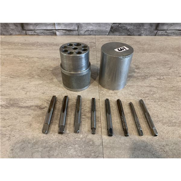 Bench Wizard - 8 Dies from Tap & Die Set in Aluminum Case