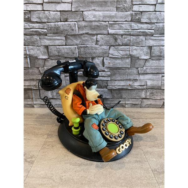 Telemania Vintage Walt Disney Goofy's Animation Talking Telephone