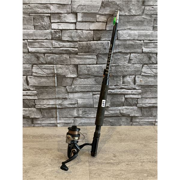 Collapsible Fishing Rod w/ Weights & Lure