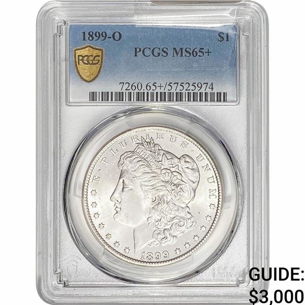 1899-O Morgan Silver Dollar PCGS MS65+