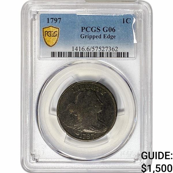 1797 Liberty Cap Large Cent PCGS G06