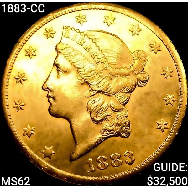 1883-CC $20 Gold Double Eagle