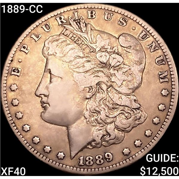1889-CC Morgan Silver Dollar