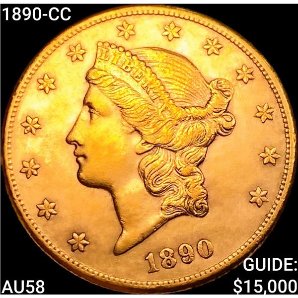 1890-CC $20 Gold Double Eagle