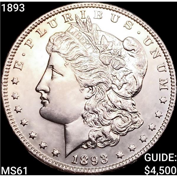 1893 Morgan Silver Dollar